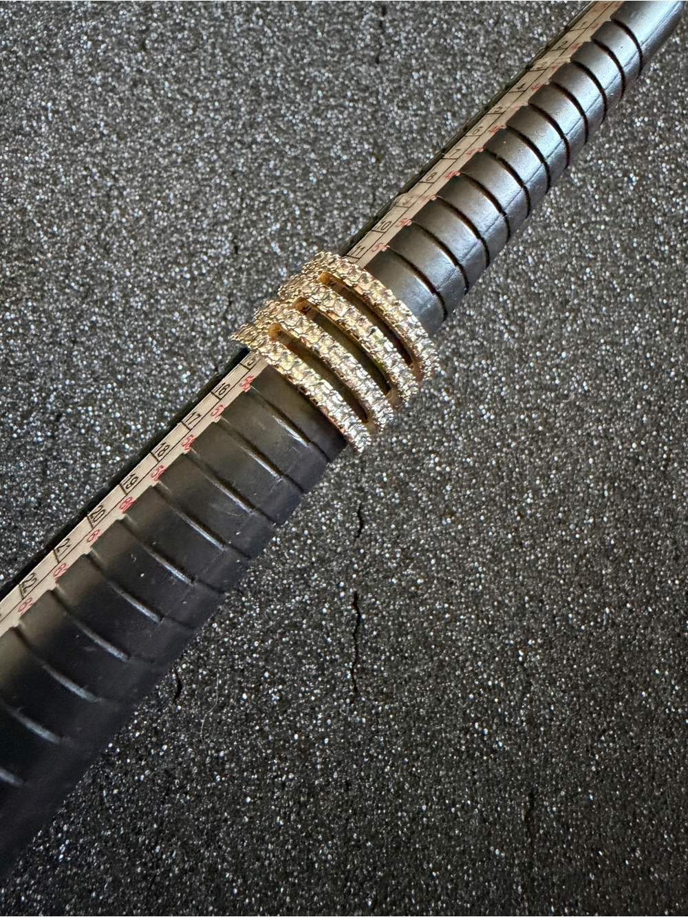 Multi-row Pavé Statement Band Ring - Picture 5 of 9